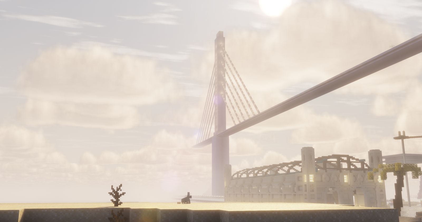 服务器实景 · 水岸景观