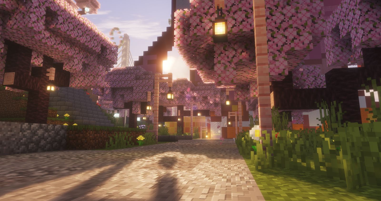 服务器实景 · 城镇街景